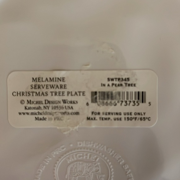 🆕 Michel Design Works-Christmas Tree Plate🌲 - Picture 5 of 9